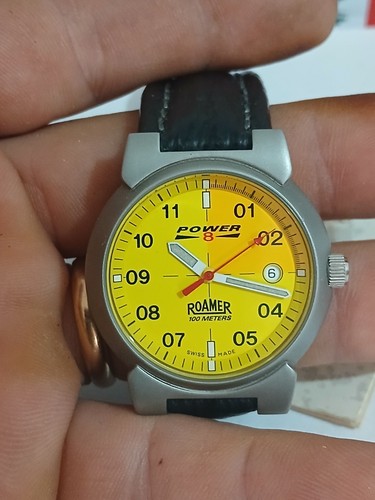 Vintage armbanduhr roamer - armbanduhr,