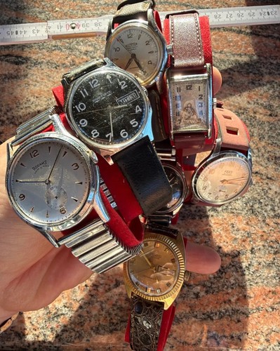 Vintage armbanduhren konvolut - vintage-armbanduhren,